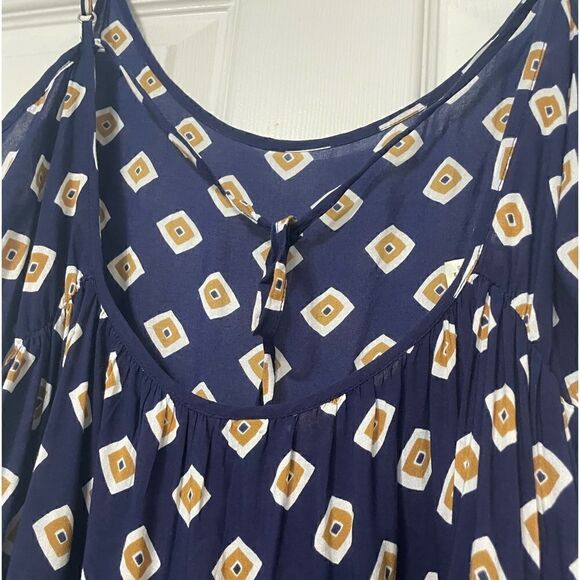 United Colors of Benneton Mini Ruffle Tiered Babydoll Dress Size Medium NWOT - Picture 7 of 8